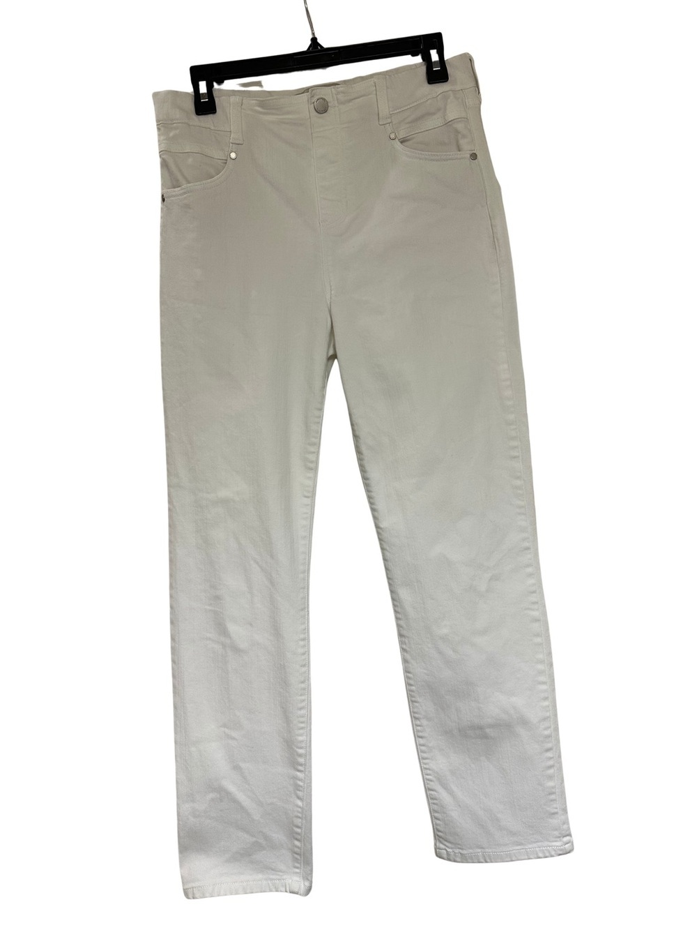 Liverpool The Slim White Jeans 8/29 High Rise Skinny Stretch Cotton